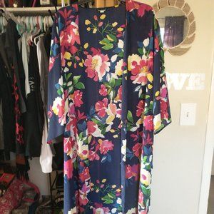 Long Floral Kimono